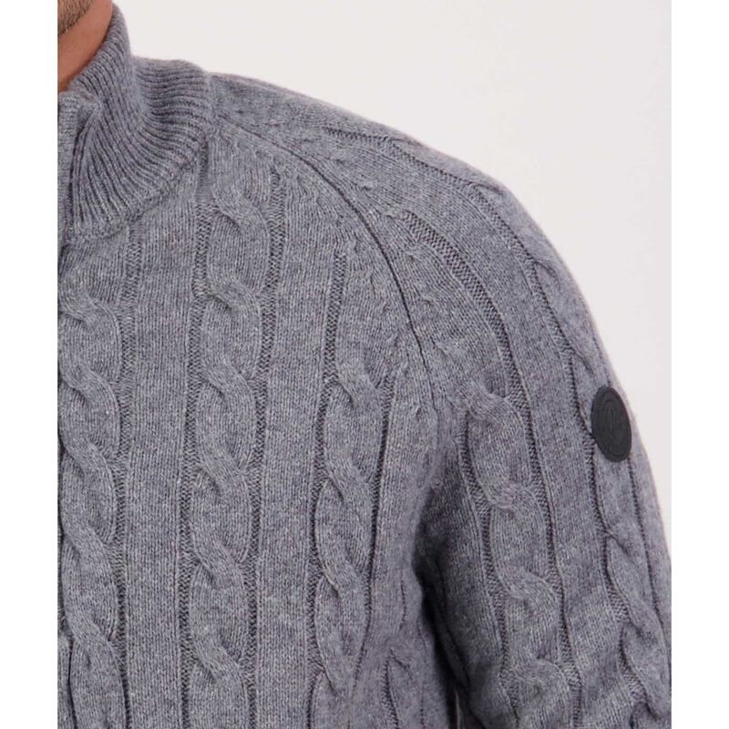 Swanndri Doncaster V2 Zip Cable Knit image number 2